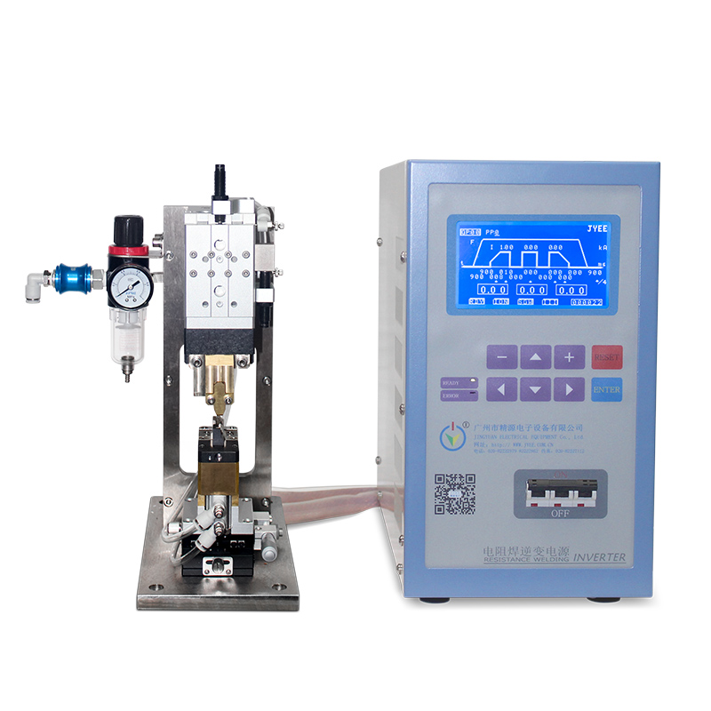 小型壓方焊接機 - 精密點焊機 - 1 PT100鉑熱電阻焊接設備