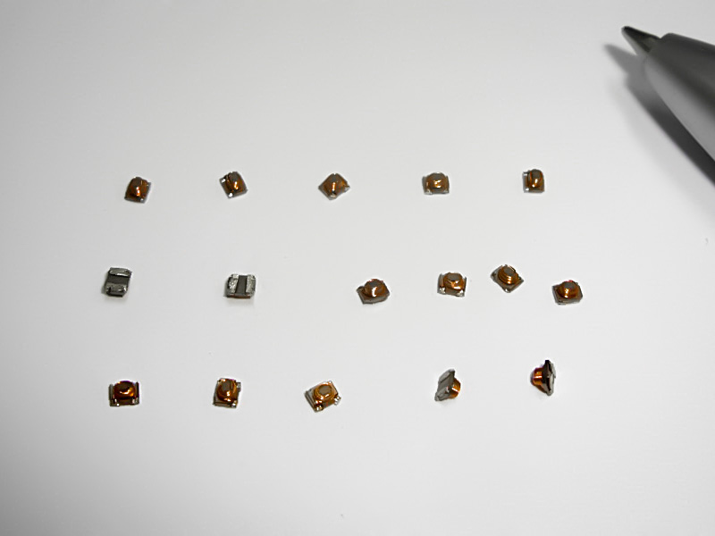 微型電感的漆包線焊接