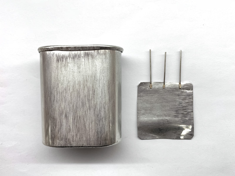 JYHP-20氣缸驅動彈簧加壓電阻點焊機頭 - 彈簧加壓點焊機頭 - 3 不銹鋼片和鍍鎳銅引腳焊接