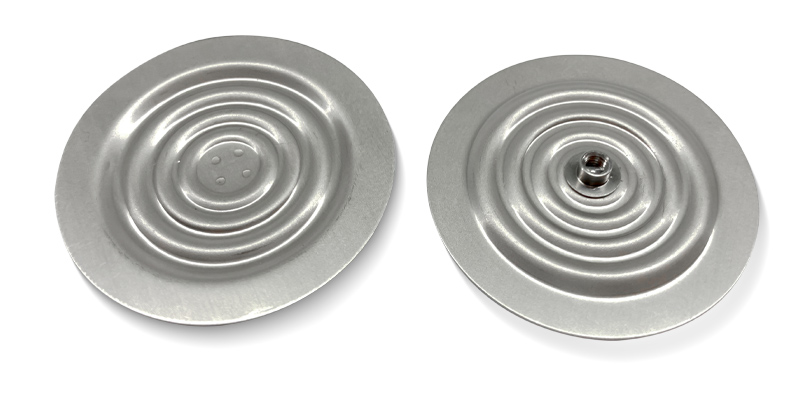 精密電阻碰焊機|壓力傳感器測量中心膜片點焊應用 - 傳感器產品焊接案例 - 1 精密電阻點焊機焊接案例-壓力傳感器測量中心金屬膜片