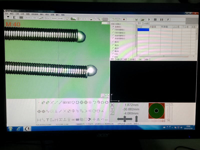 微TIG焊接:腦電極導絲(鎳鉻合金絲)端部熔球狀 - 醫用零部件焊接 - 3